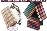 Kit 20 Pincéis Profissional + Paleta 183 Cores Sombra+ Blush