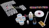Kit Nail Art Uv Gel Acrilico Cola