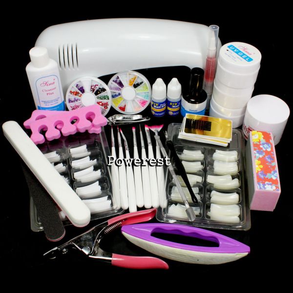 Kit Completo Uv 9w Gel Nail #9set